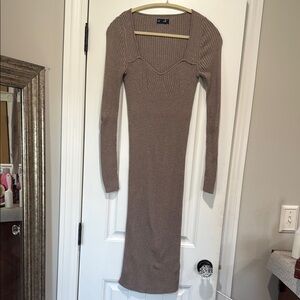 GAP Taupe Knit Dress